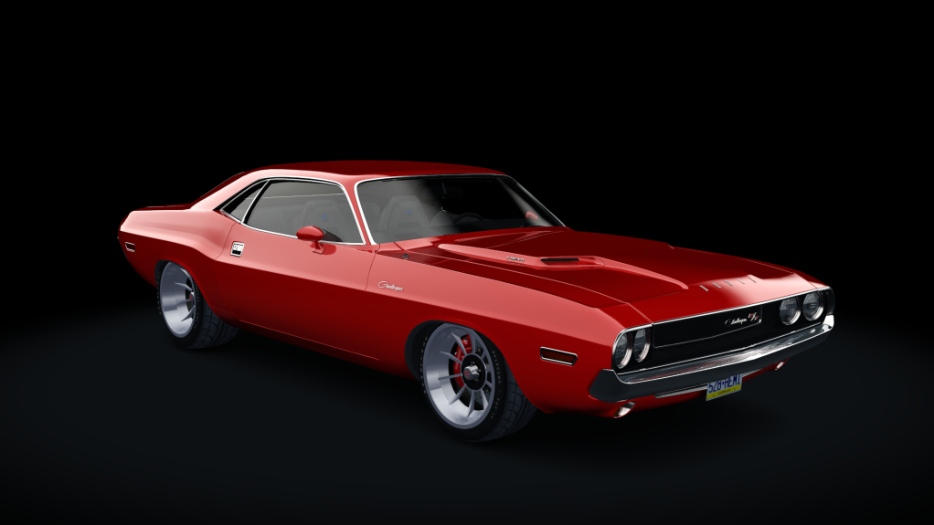 Dodge Challenger R/T RBRE528 Hemi, skin fire_red