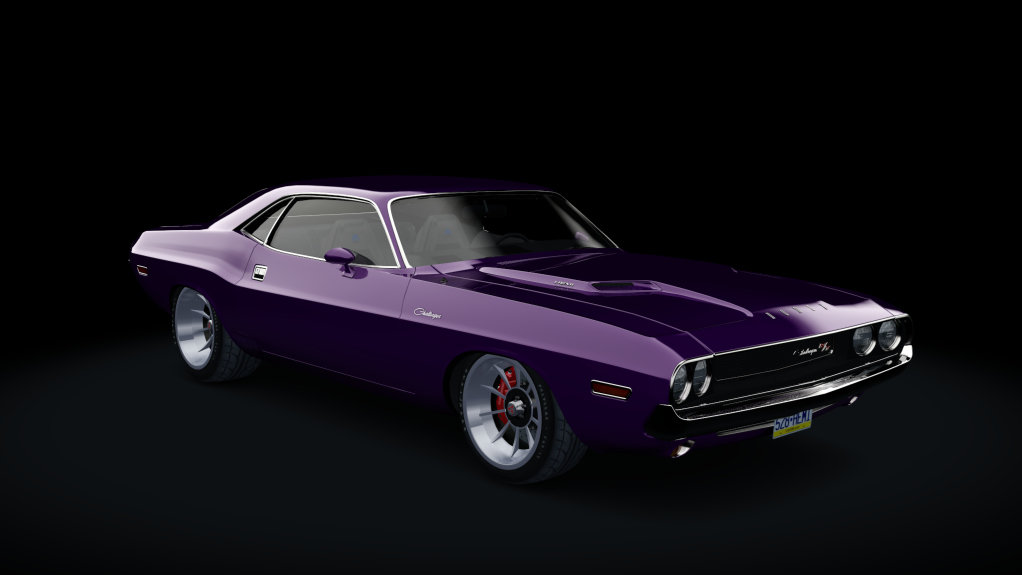 Dodge Challenger R/T RBRE528 Hemi, skin plum_crazy