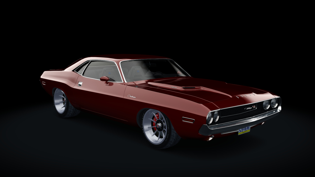 Dodge Challenger R/T RBRE528 Hemi, skin red