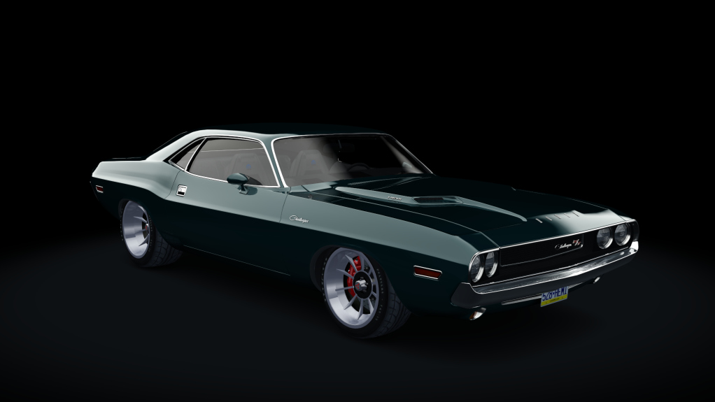 Dodge Challenger R/T RBRE528 Hemi, skin teal