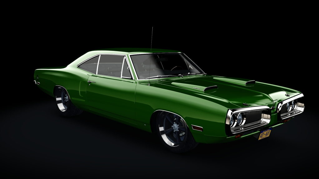 Dodge Superbee RM 1970, skin Green - no stripes