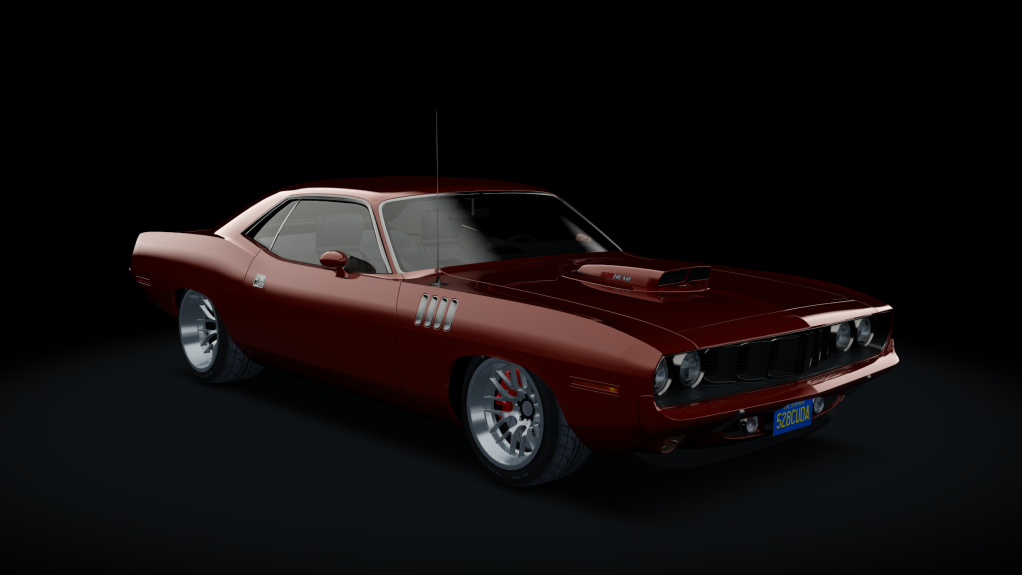 Plymouth Barracuda 528Hemi, skin Burnt Orange