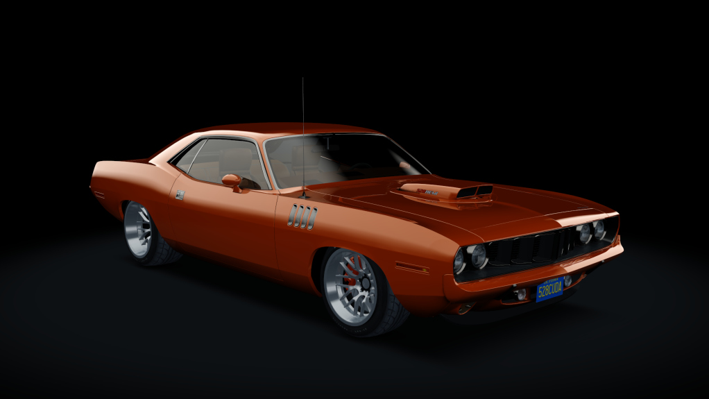 Plymouth Barracuda 528Hemi, skin Dutch Orange