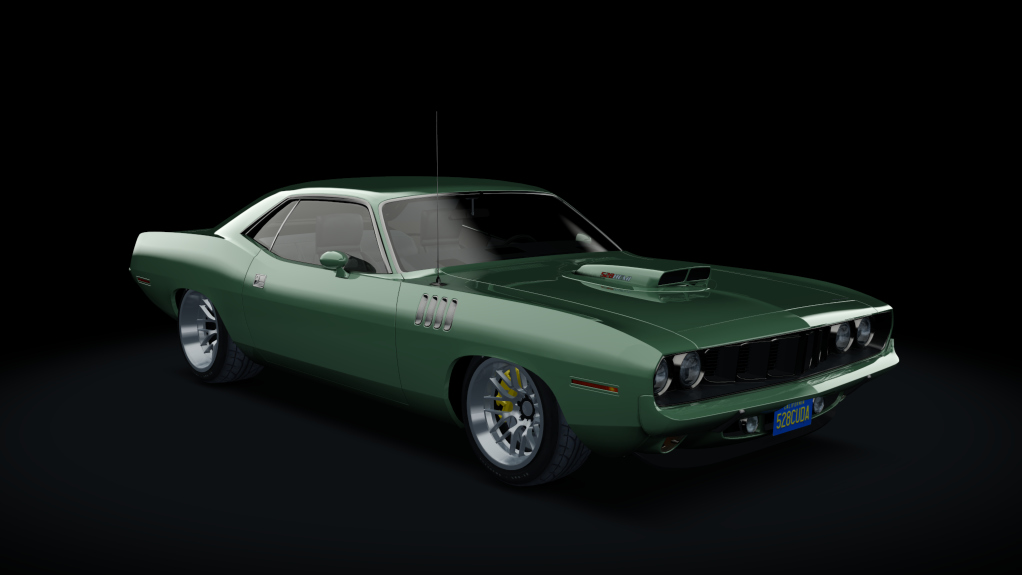 Plymouth Barracuda 528Hemi, skin Minty Green