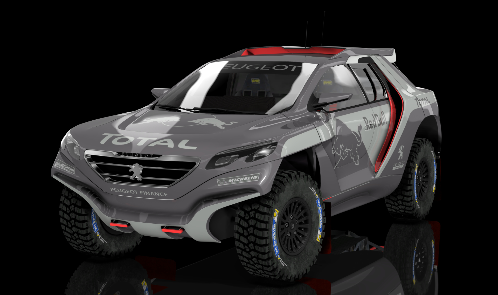 Dakar  Peugeot 2008 T1, skin 02