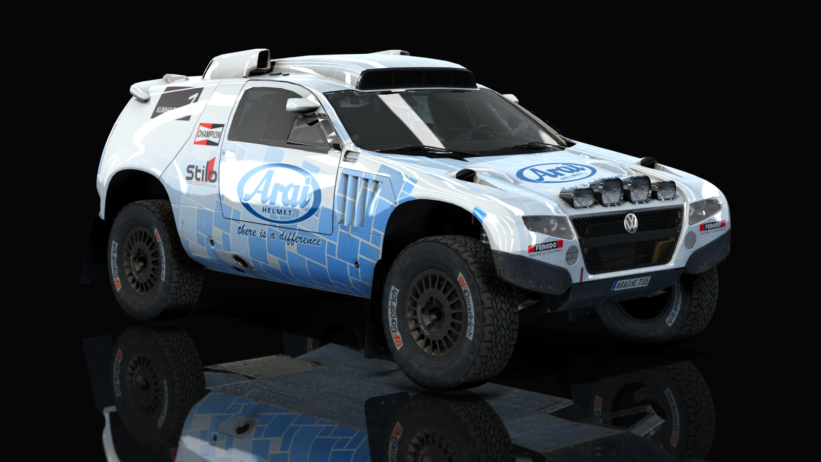 Dakar T1 VW Touareg EVO 2, skin 1