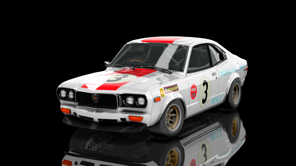 Gr2 Mazda RX-3 GT, skin 1974_Fuji_Super_Touring_Race_No3