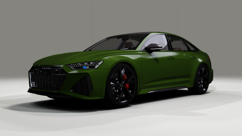 Audi RS6 Sedan, skin Green_Chameleon