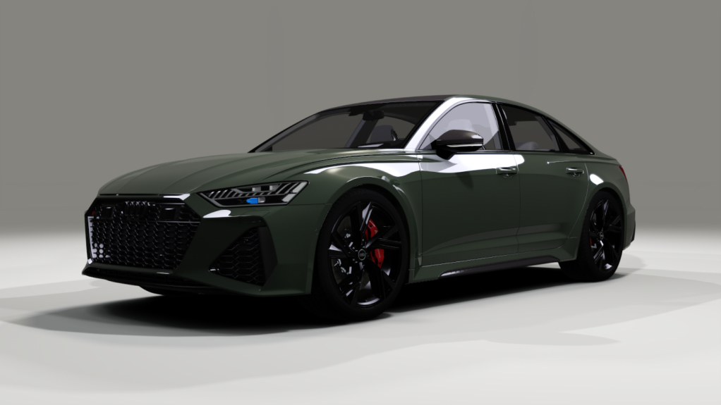 Audi RS6 Sedan, skin Military_Green