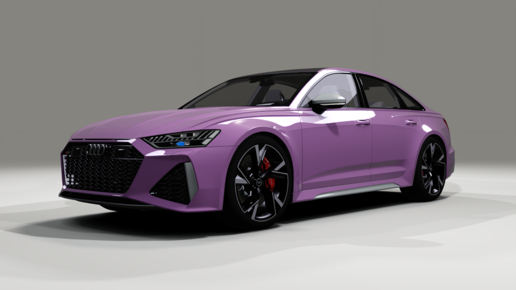 Audi RS6 Sedan, skin Pink_Alu