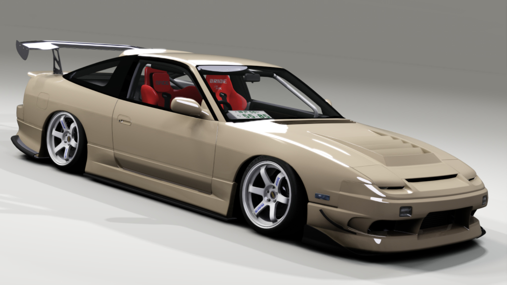 MIRAI AGGRESSIVE LINE 180SX  '89, skin beige