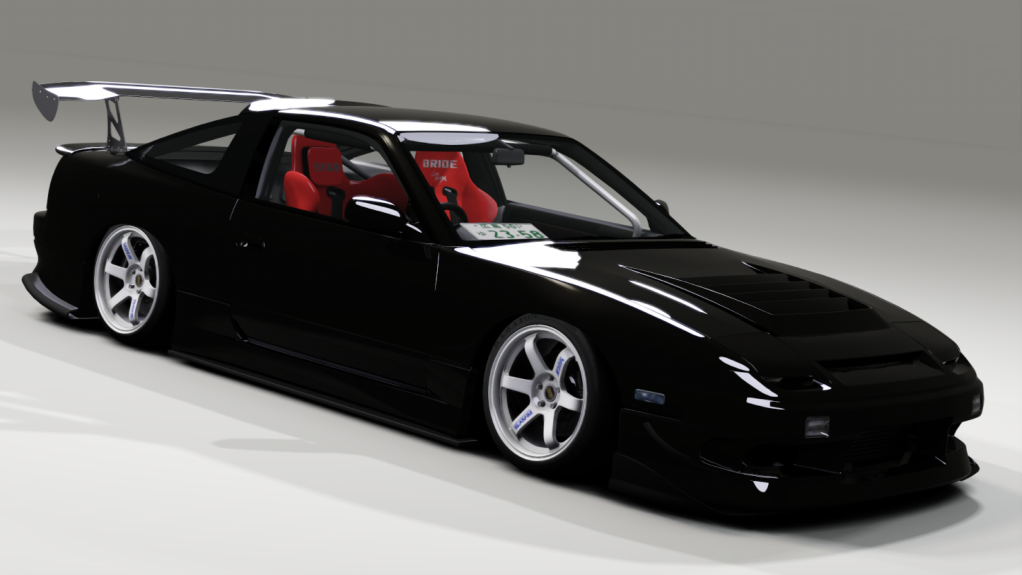 MIRAI AGGRESSIVE LINE 180SX  '89, skin black