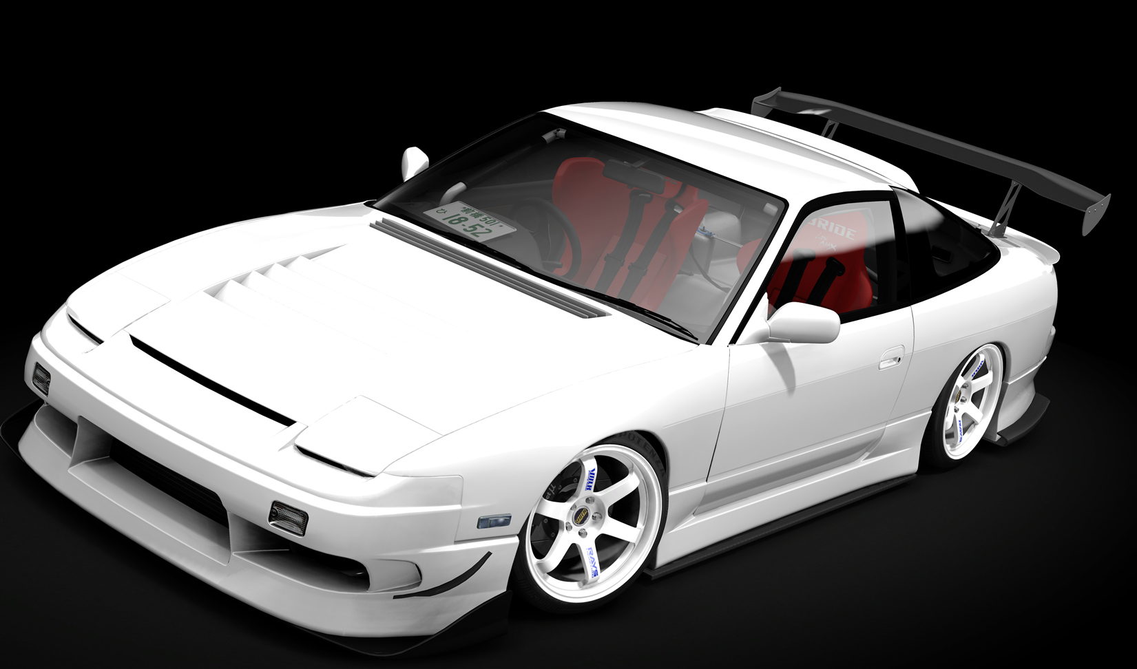 MIRAI AGGRESSIVE LINE 180SX  '89, skin blue