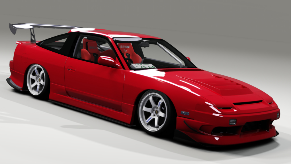 MIRAI AGGRESSIVE LINE 180SX  '89, skin red