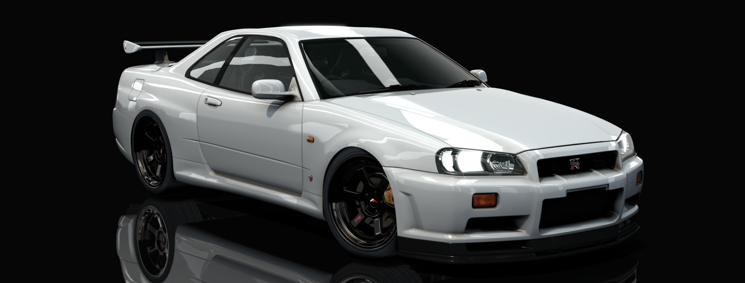 Nissan GT-R R34 Hell-spec, skin pearl_white