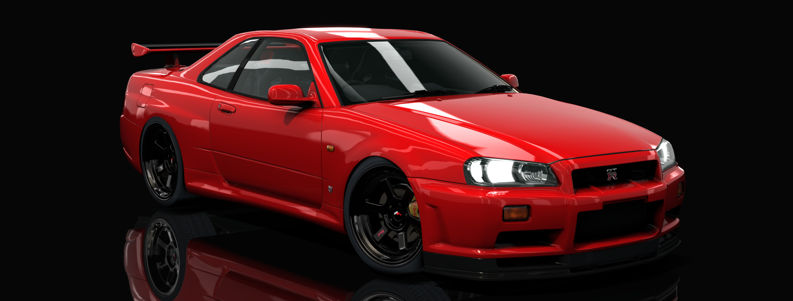 Nissan GT-R R34 Hell-spec, skin red