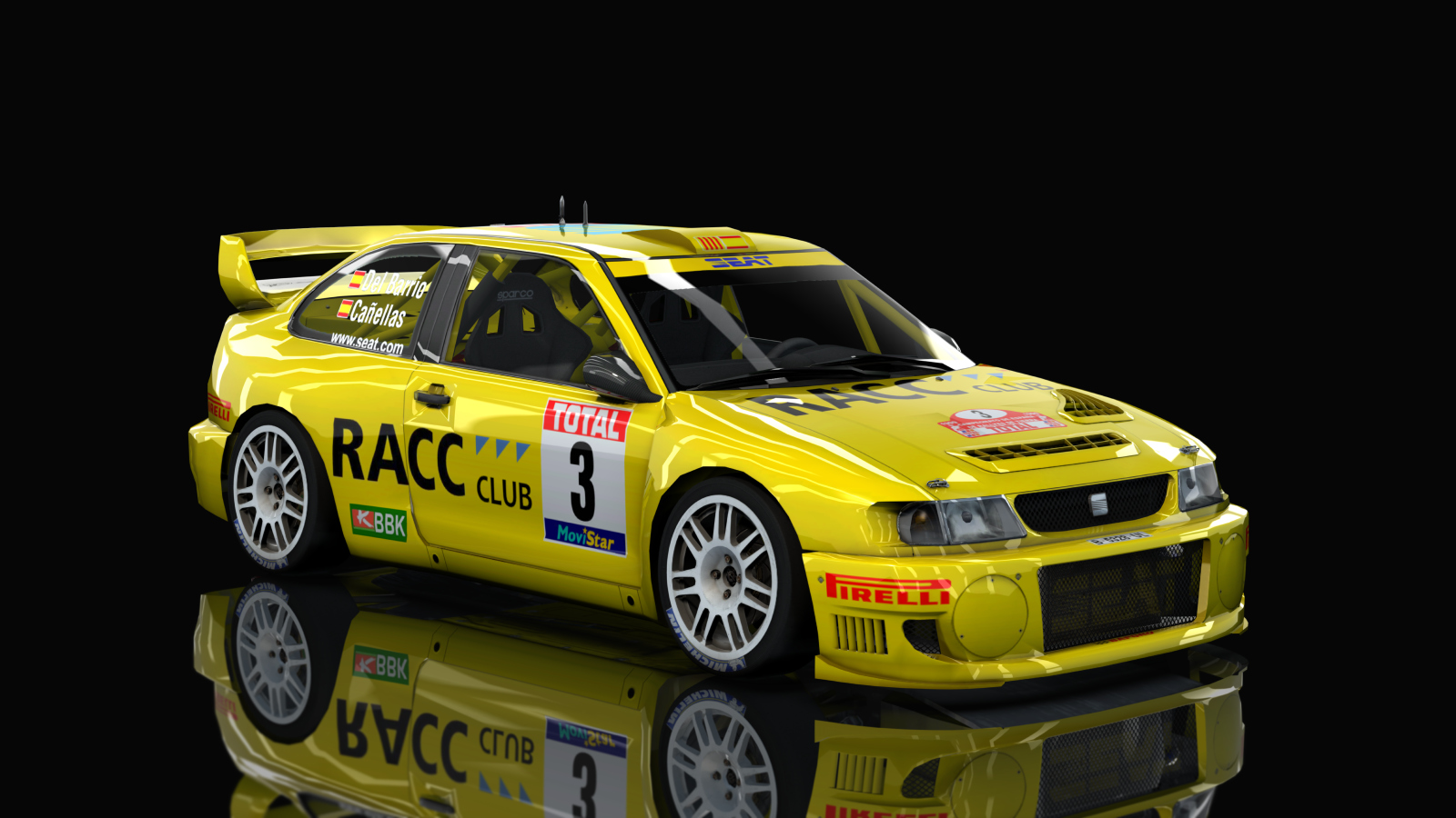 WRC Seat Cordoba, skin S. Cañellas