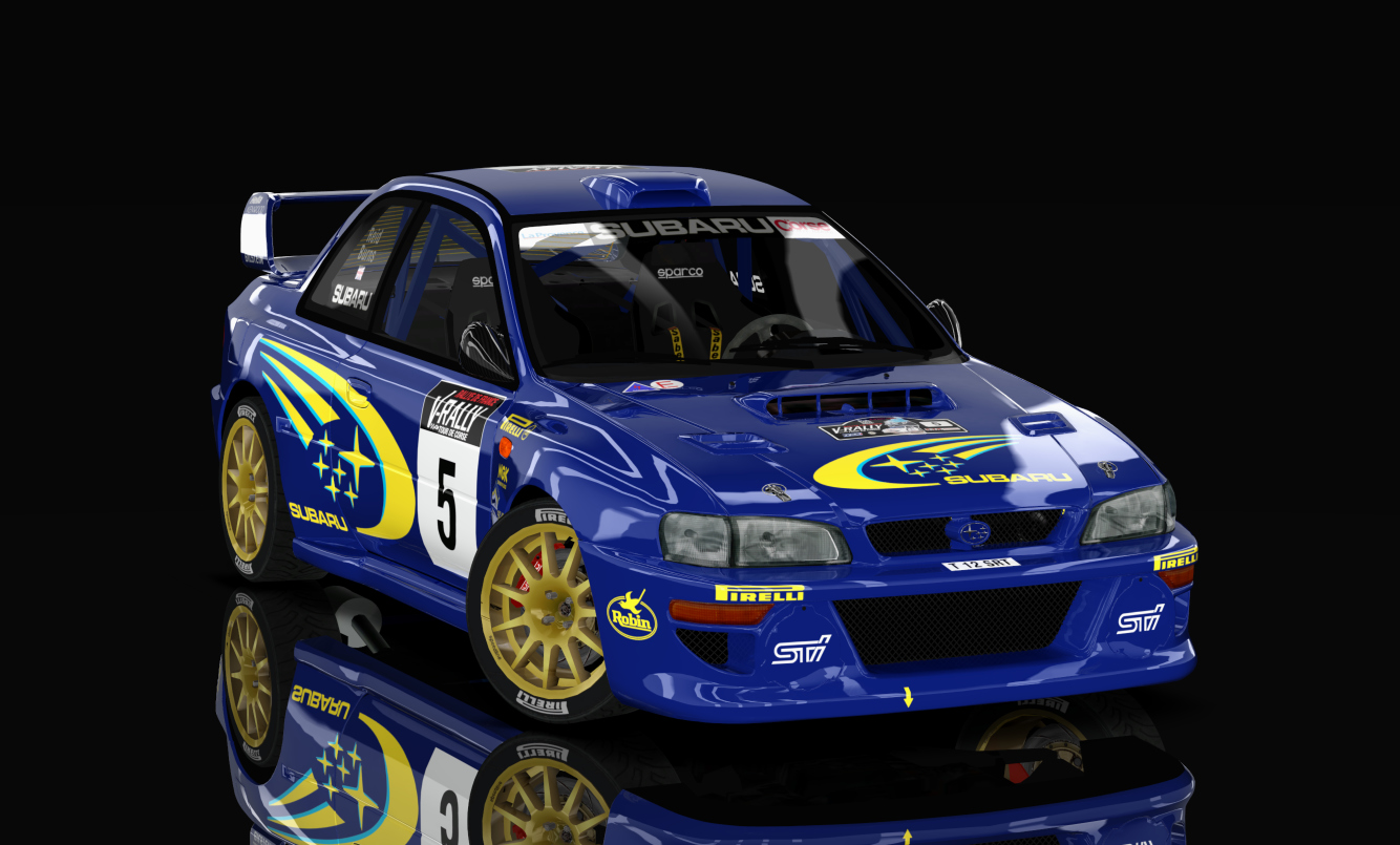 WRC Subaru Impreza 99, skin 5_Burns