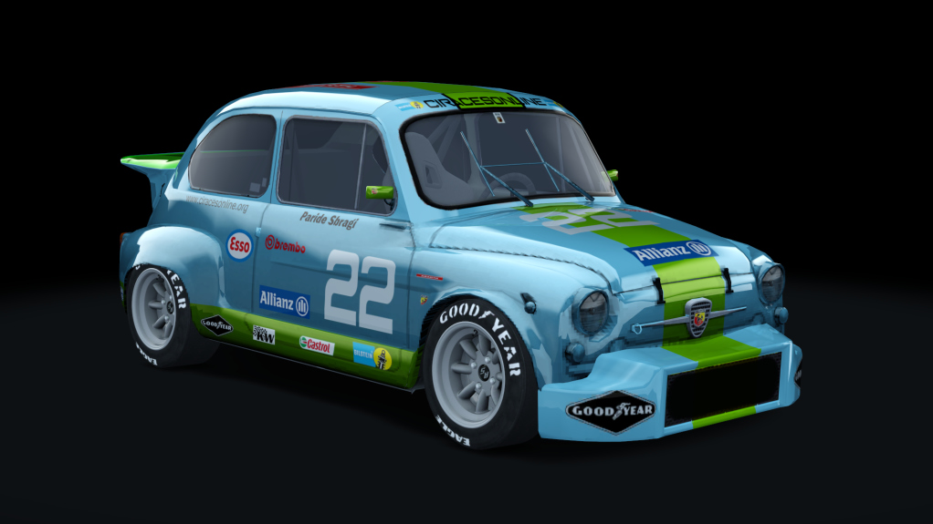 Abarth 1600 TCR, skin sbragi_22