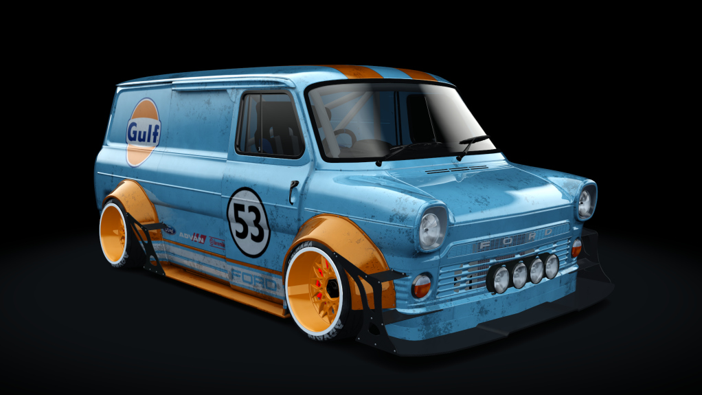 ACMC Ford Transit 1969 Supervan, skin gulf