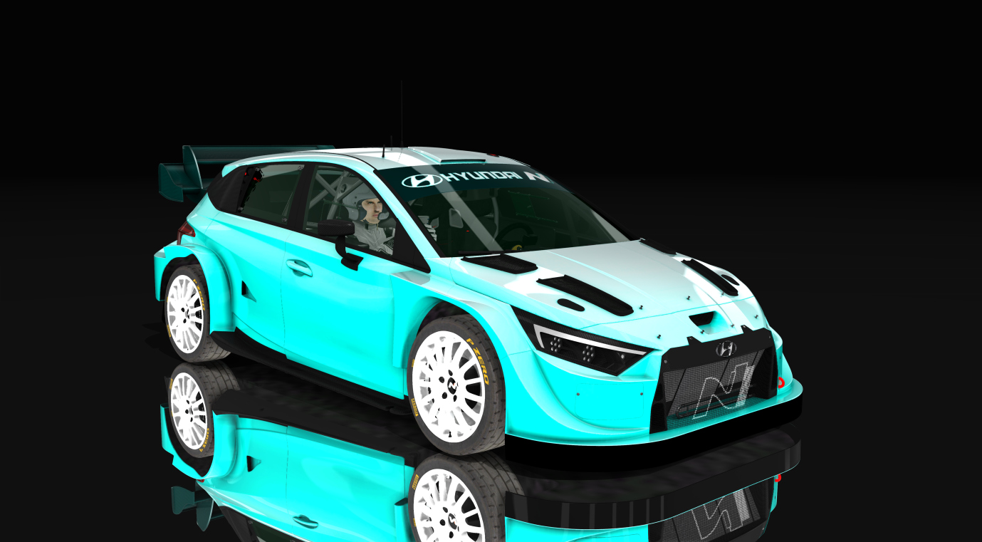 Hyundai I20 Rally1 2022, skin x_blue