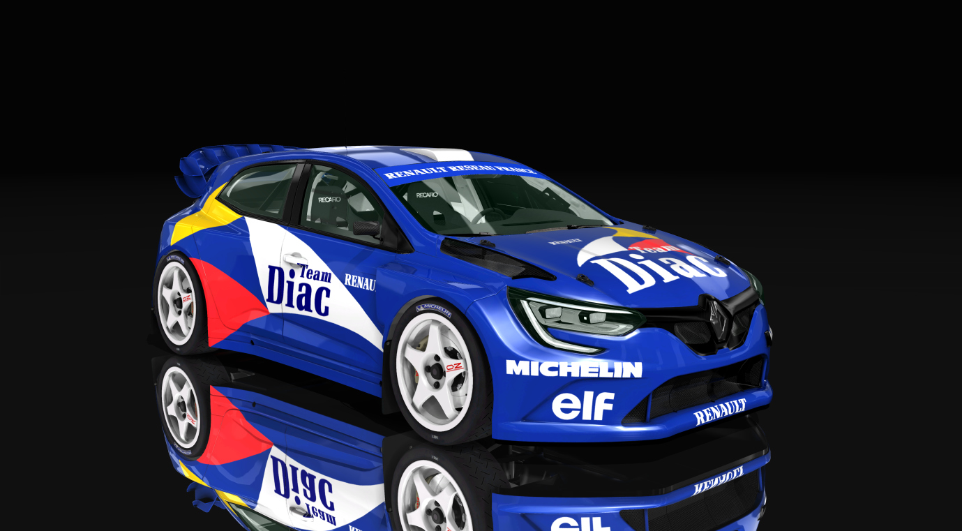 Renault Megane WRC, skin 02_meganeteamdiac_bydelirioworks