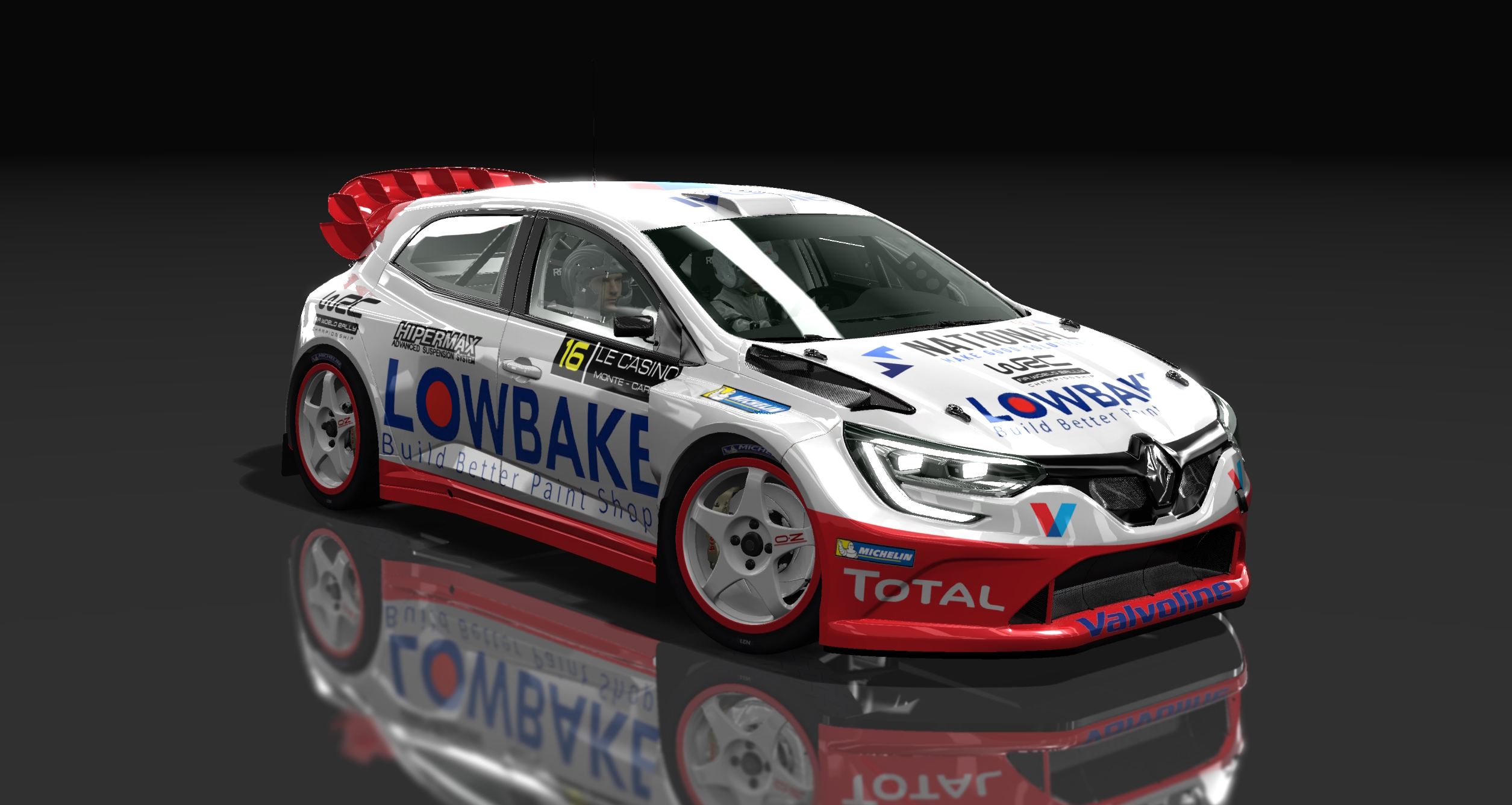 Renault Megane WRC, skin 16-lowbake