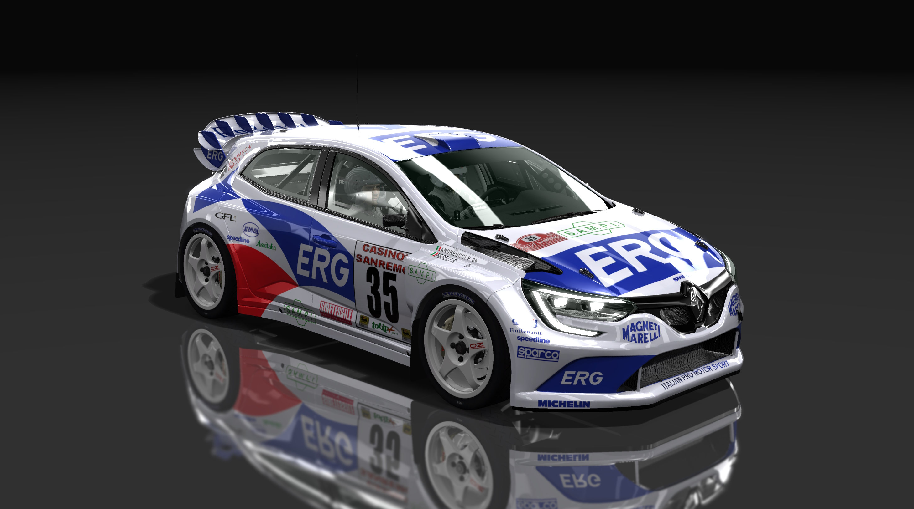 Renault Megane WRC, skin 35-Andreucci