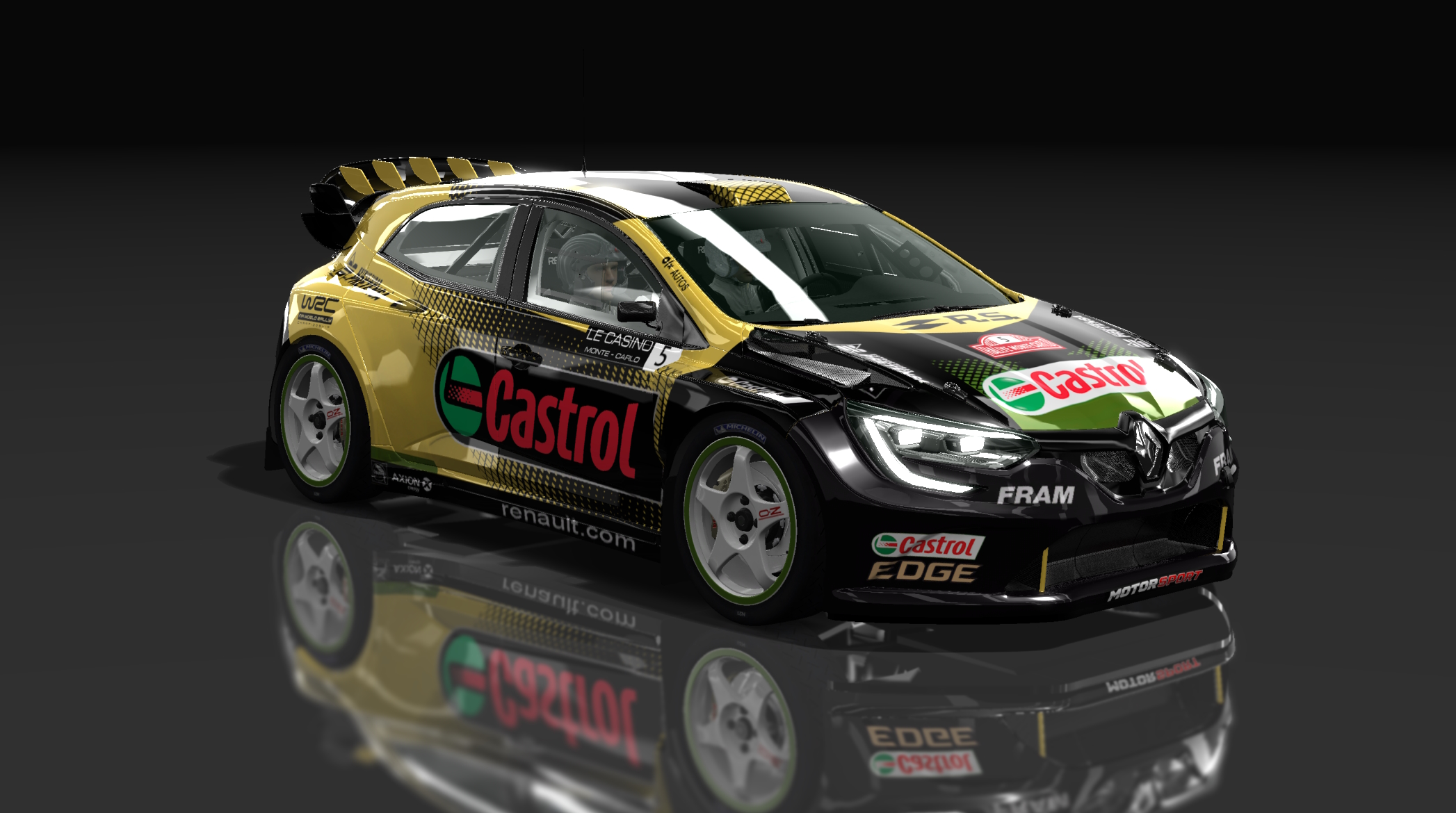 Renault Megane WRC, skin 5_Castrol