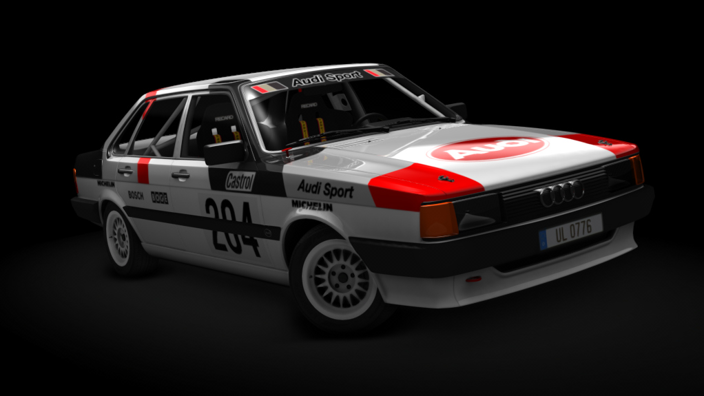 Audi 80 (B2) Rally, skin Audi Sport Rally #204