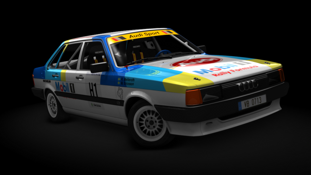 Audi 80 (B2) Rally, skin Mondiale Rally Replica