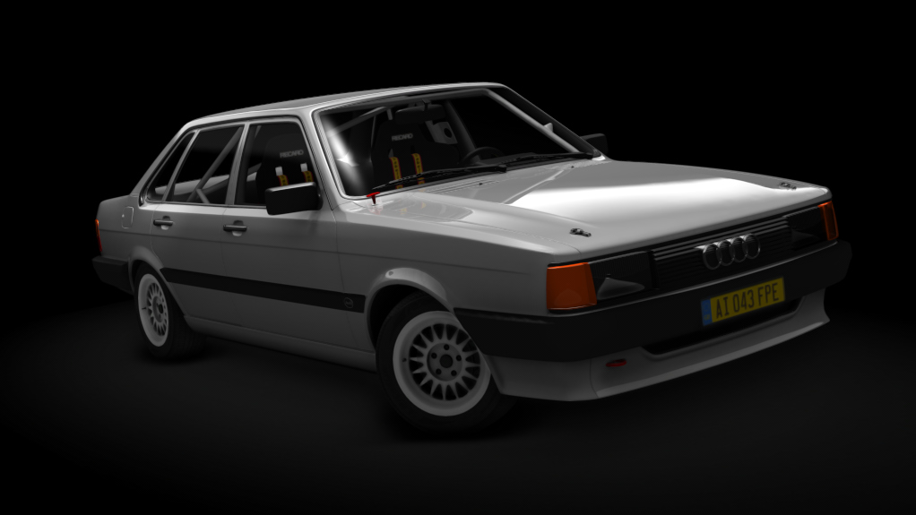 Audi 80 (B2) Rally, skin Plateado