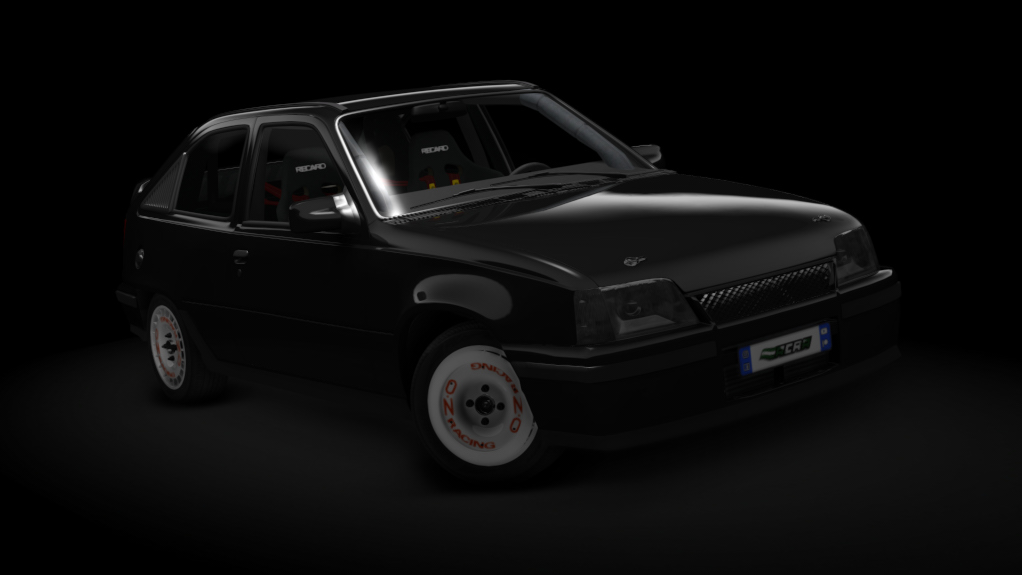 Opel Kadett GSi Gr. A, skin Negro