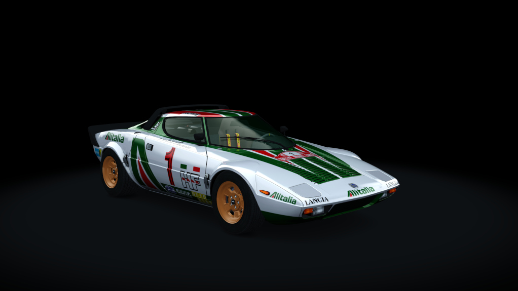 Lancia Stratos Gr4, skin Alitalia_HF_Rally_1977