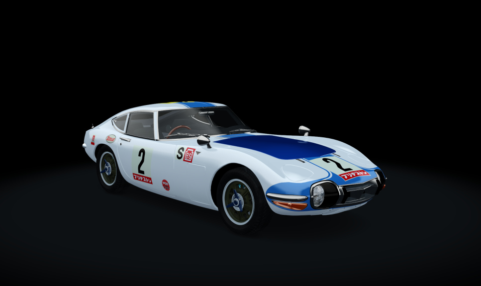 Toyota 2000GT, skin 1967_Fuji_24HourRace_2nd