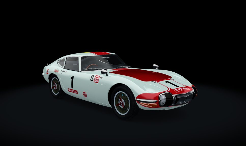 Toyota 2000GT, skin 1967_Fuji_24HourRace_Winner