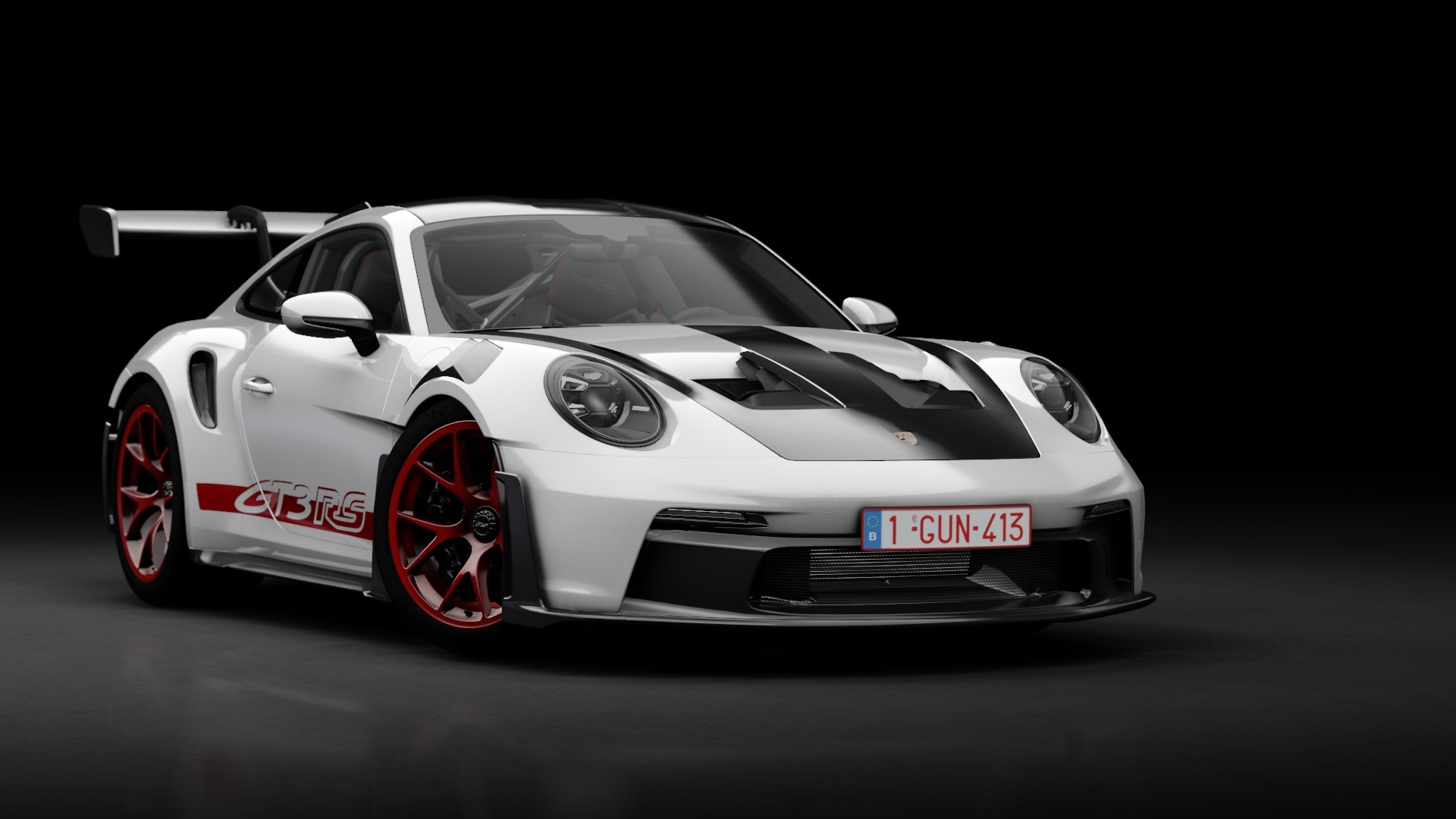 Porsche 911 GT3 RS (992) Weissach Package, skin 03_white