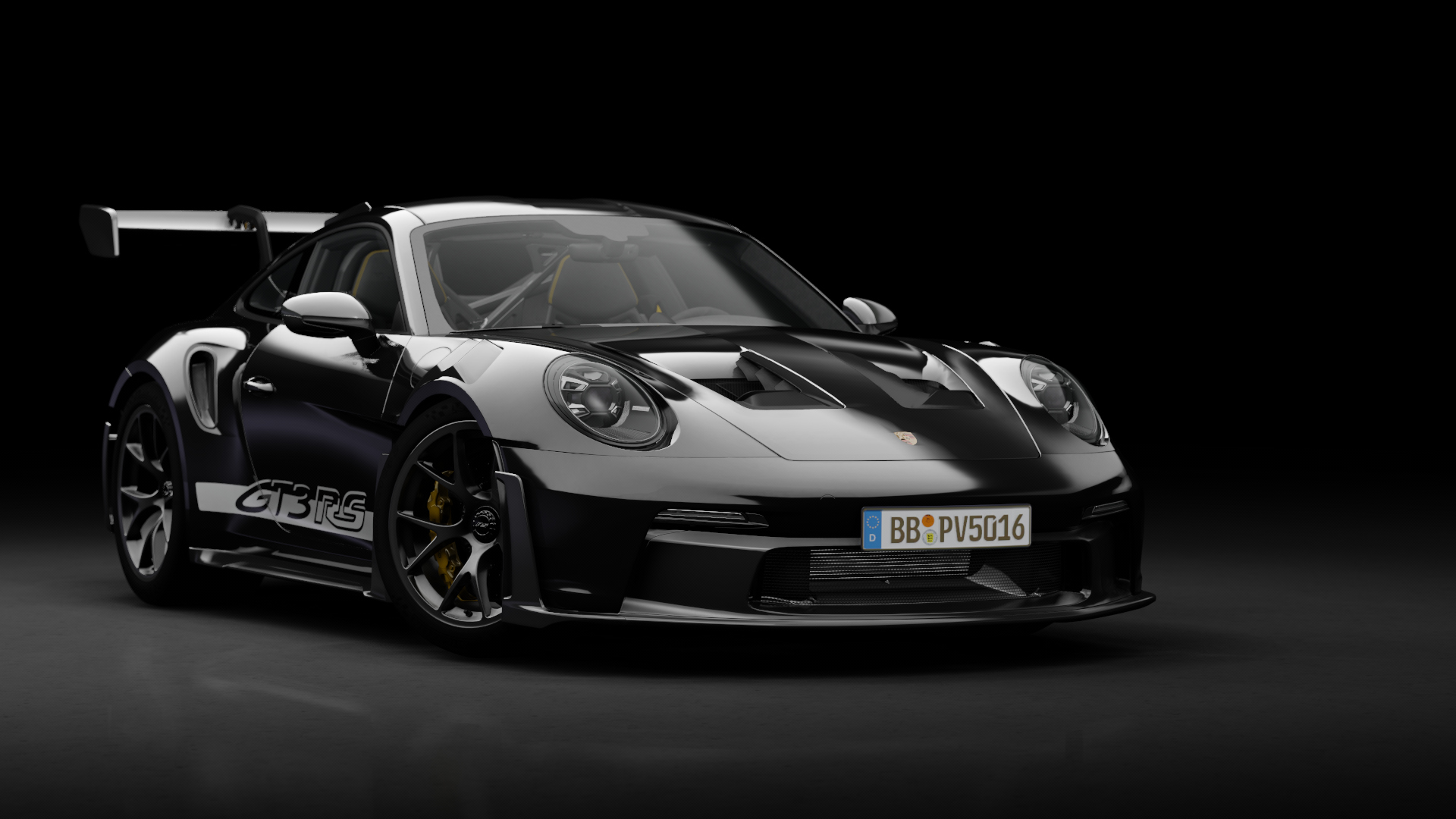 Porsche 911 GT3 RS (992) Weissach Package, skin 102_black