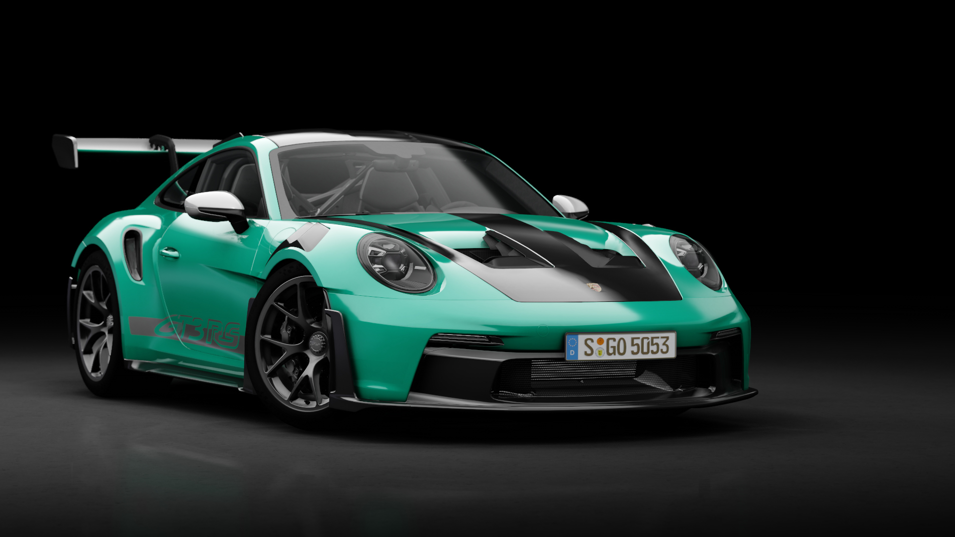 Porsche 911 GT3 RS (992) Weissach Package, skin 121_pts_lightergreen