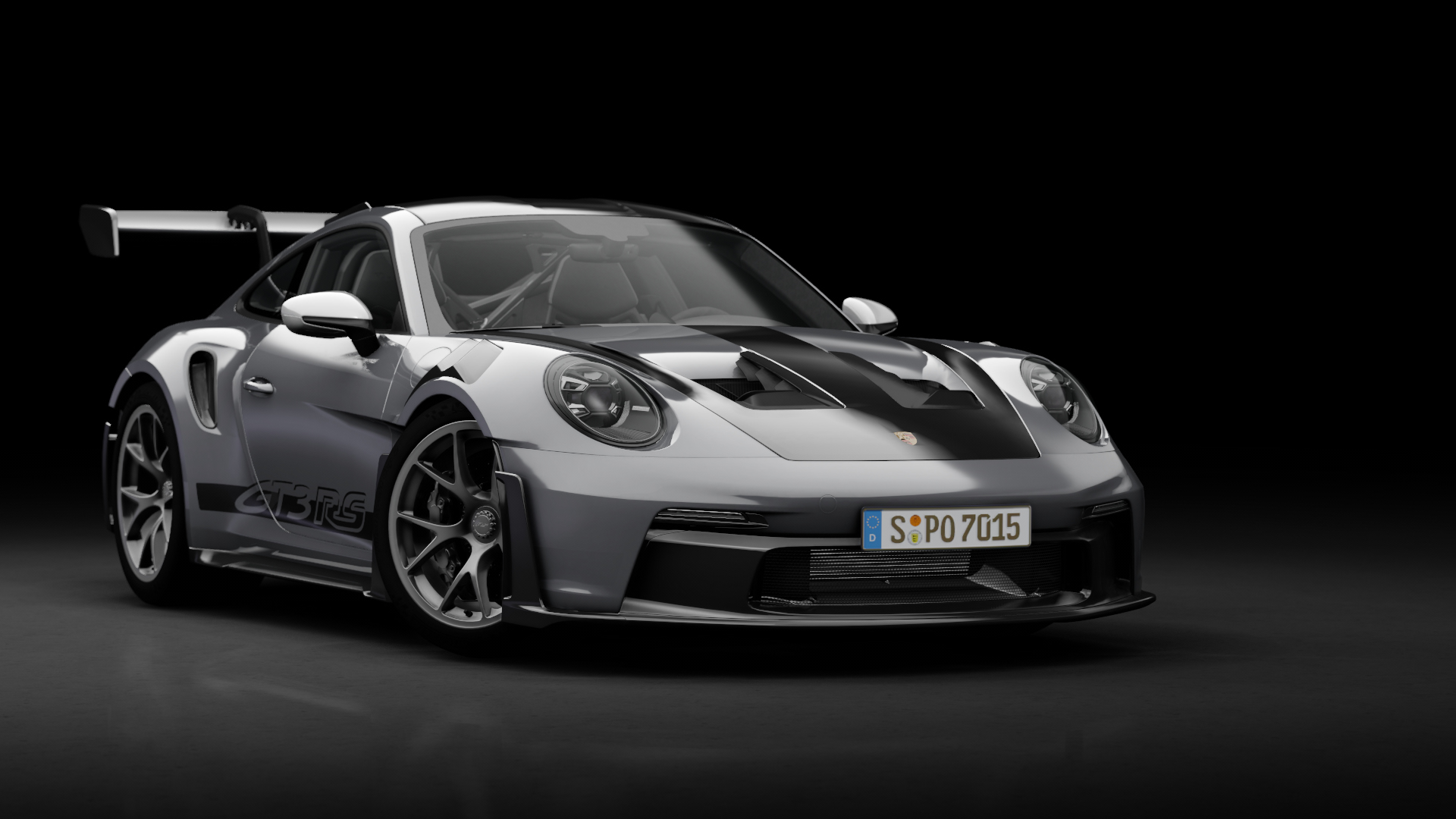 Porsche 911 GT3 RS (992) Weissach Package, skin 132_pts_slategrey7015