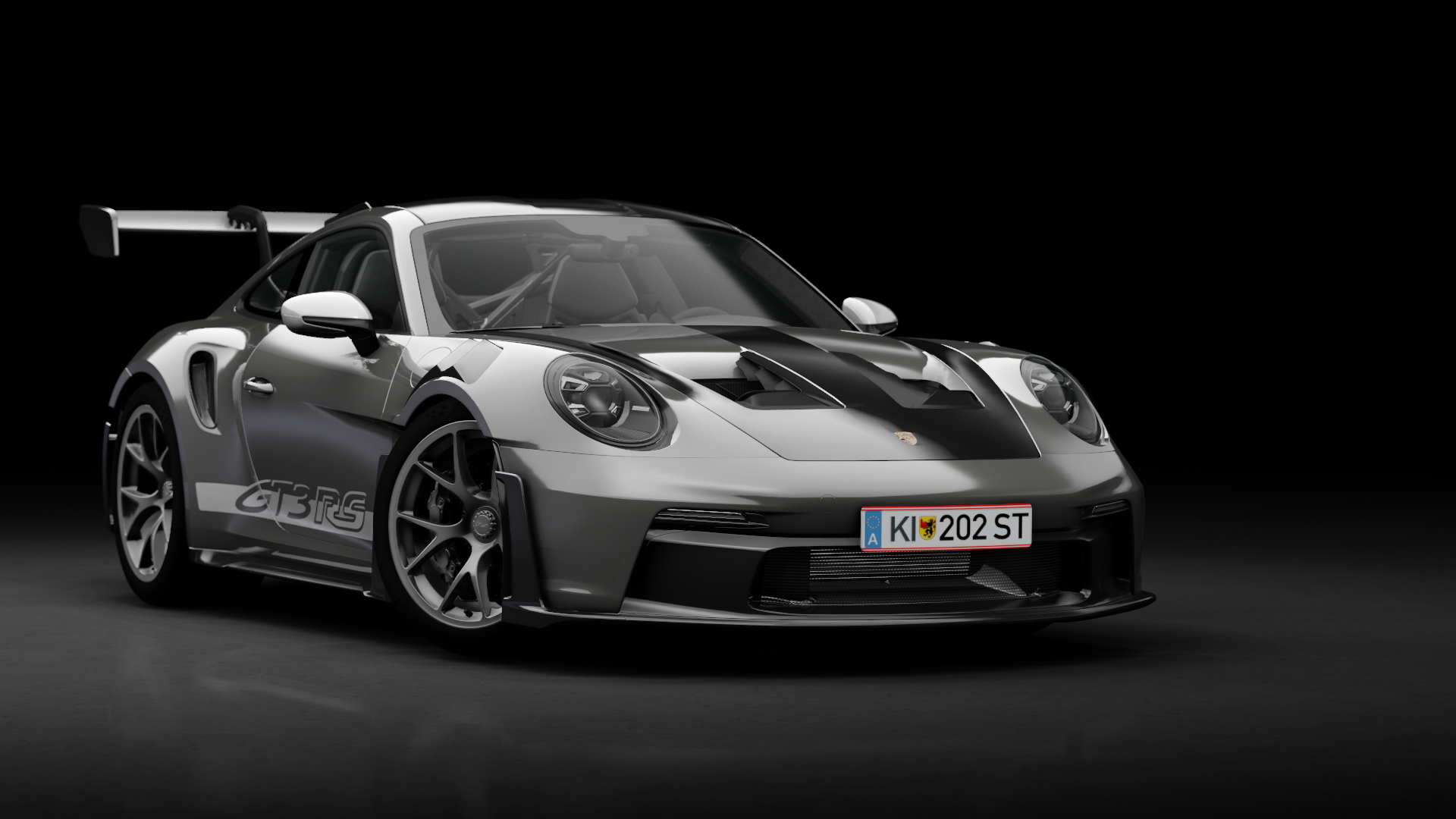 Porsche 911 GT3 RS (992) Weissach Package, skin Agate Grey Metallic