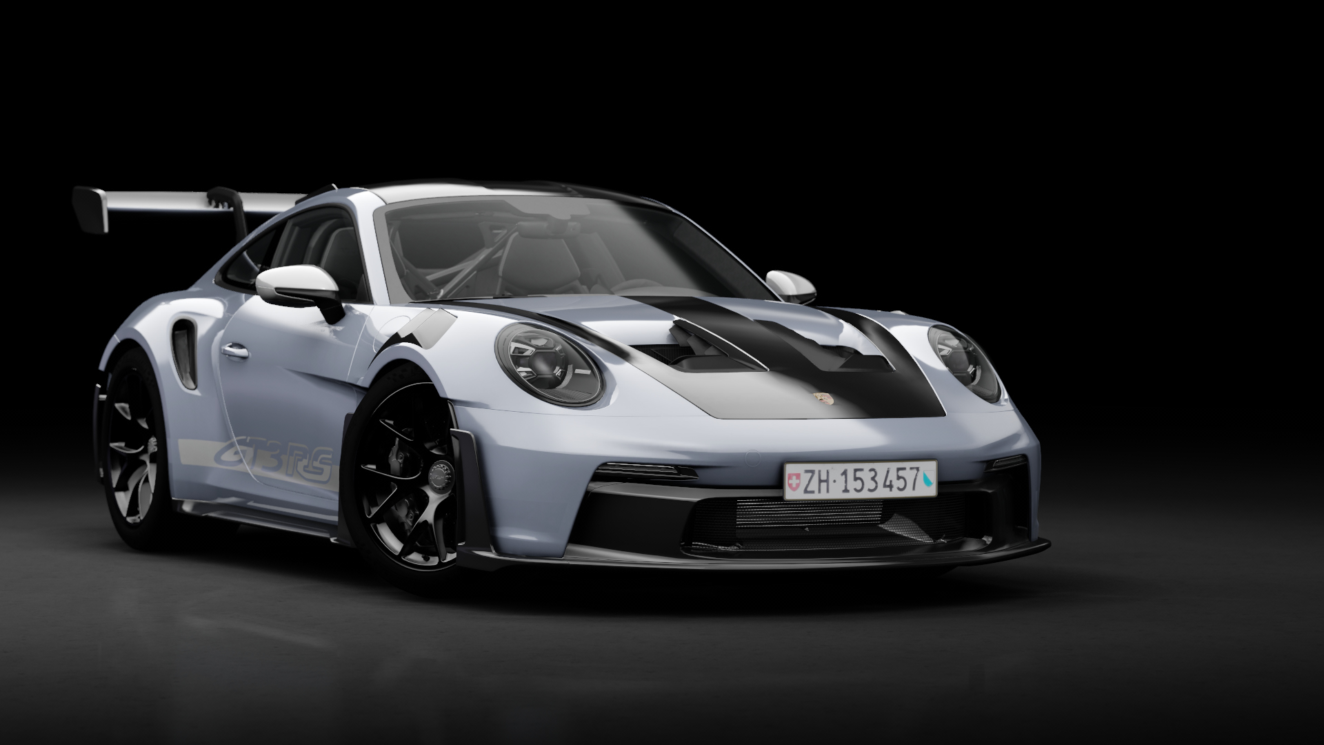 Porsche 911 GT3 RS (992) Weissach Package, skin Dolomite Silver Metallic