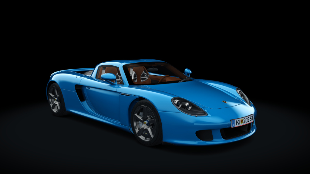 Porsche Carrera GT, skin itsDraik_Mexico_Blue