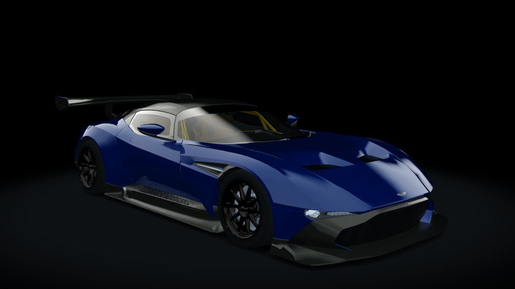 Aston Martin Vulcan R, skin blue_rain