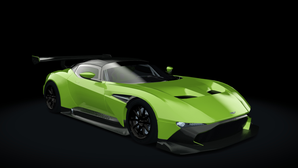 Aston Martin Vulcan R, skin green