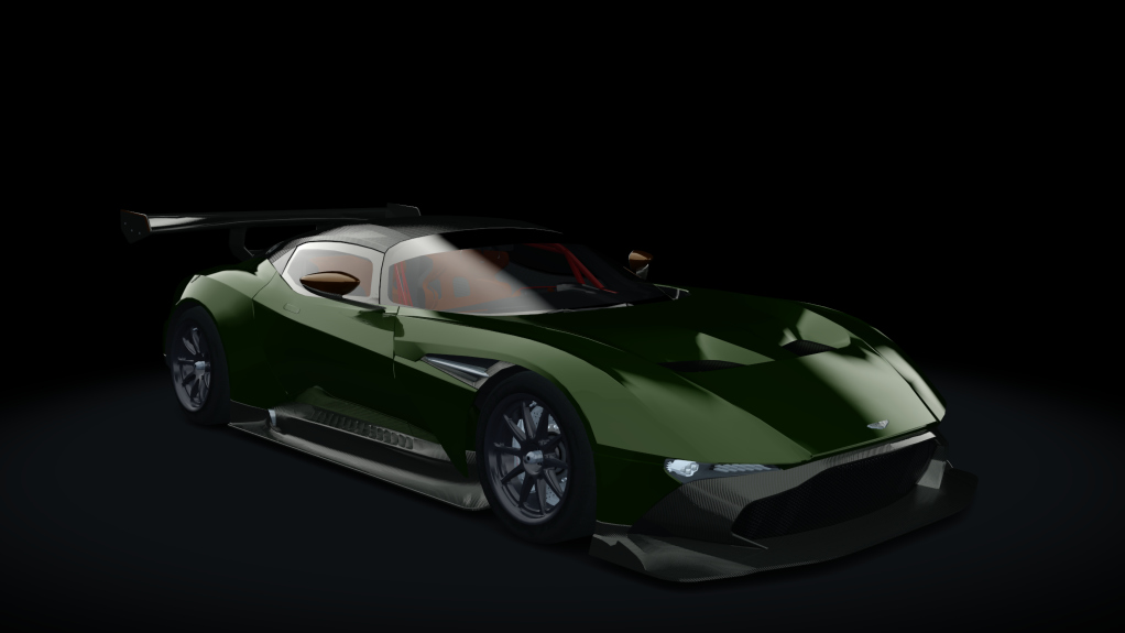 Aston Martin Vulcan R, skin green_metalic