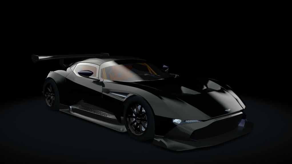 Aston Martin Vulcan R, skin metalic_black