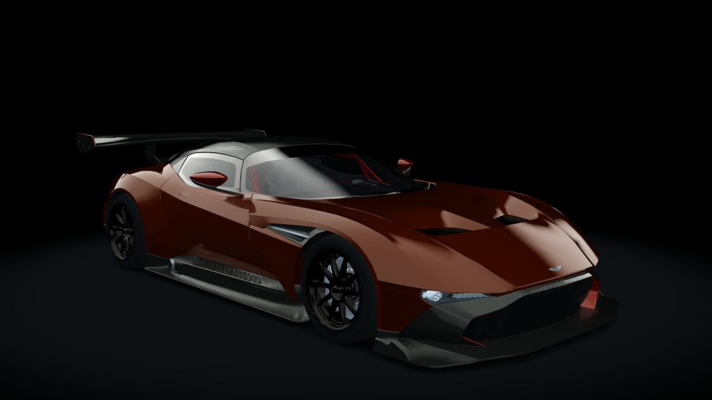 Aston Martin Vulcan R, skin red