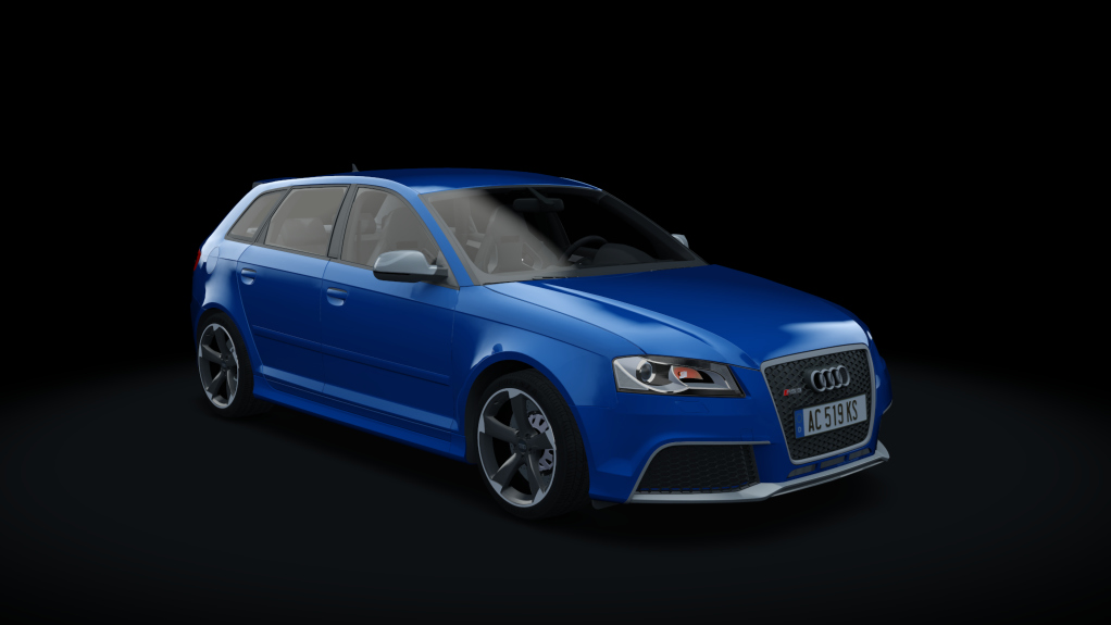 Audi RS3 Sportback 8P, skin Ara Blue