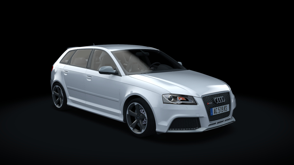 Audi RS3 Sportback 8P, skin Glacier White